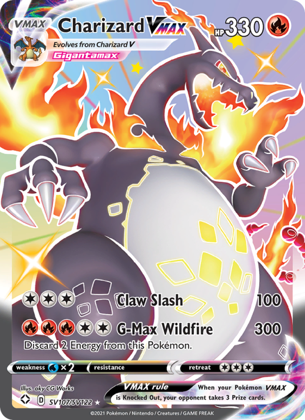 rare shining fates cards Pokemon Card - 017/072 Darkness G Grimmsnarl VMAX SV117 - Holofoil