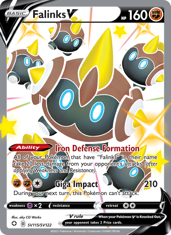 Falinks V from Shining Fates