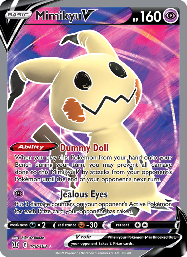 Mimikyu V — Ultra Rare card from Battle Styles