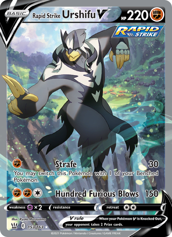 Rapid Strike Urshifu V — Ultra Rare card from Battle Styles