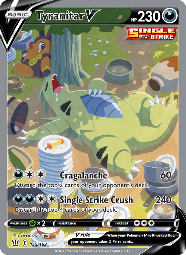 Tyranitar V — Ultra Rare card from Battle Styles