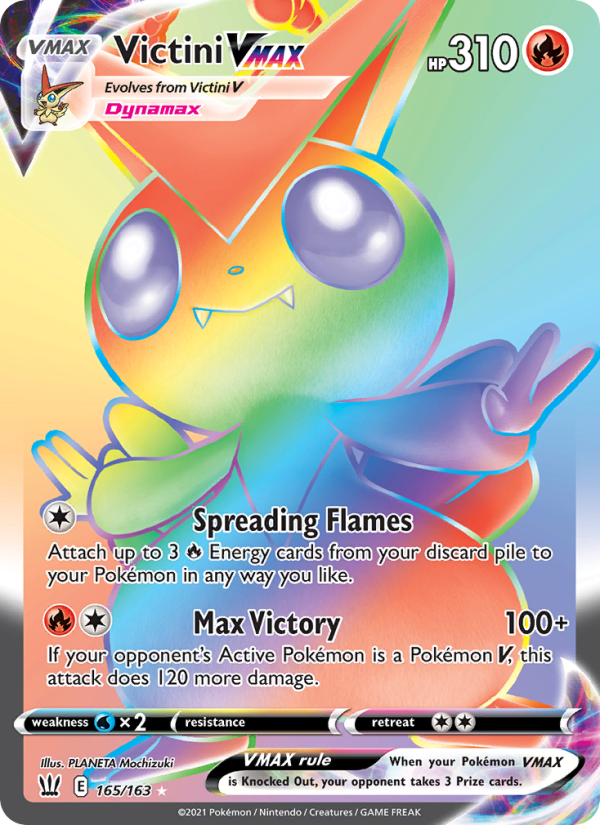 Victini VMAX — Secret Rare card from Battle Styles