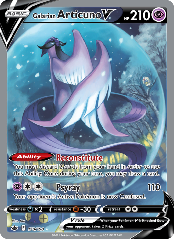 Galarian Articuno V — Ultra Rare card from Chilling Reign
