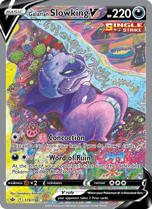 Galarian Slowking V — Ultra Rare card from Chilling Reign