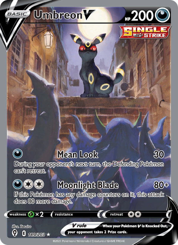 Umbreon V — Ultra Rare card from Evolving Skies