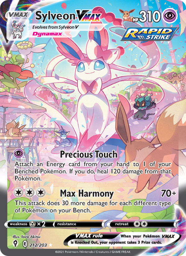 Sylveon VMAX — Secret Rare card from Evolving Skies