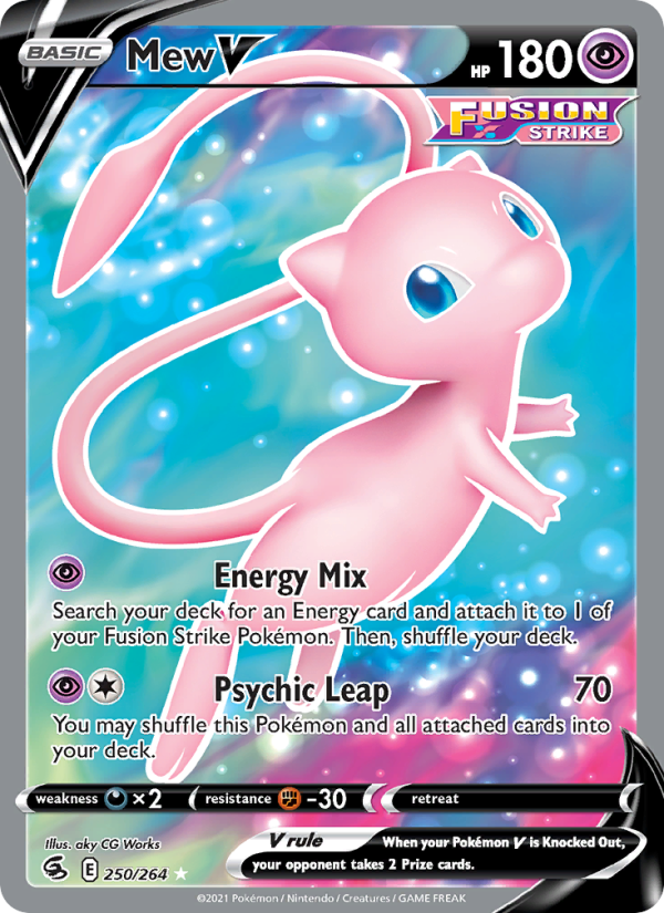 Mew V — Ultra Rare card from Fusion Strike