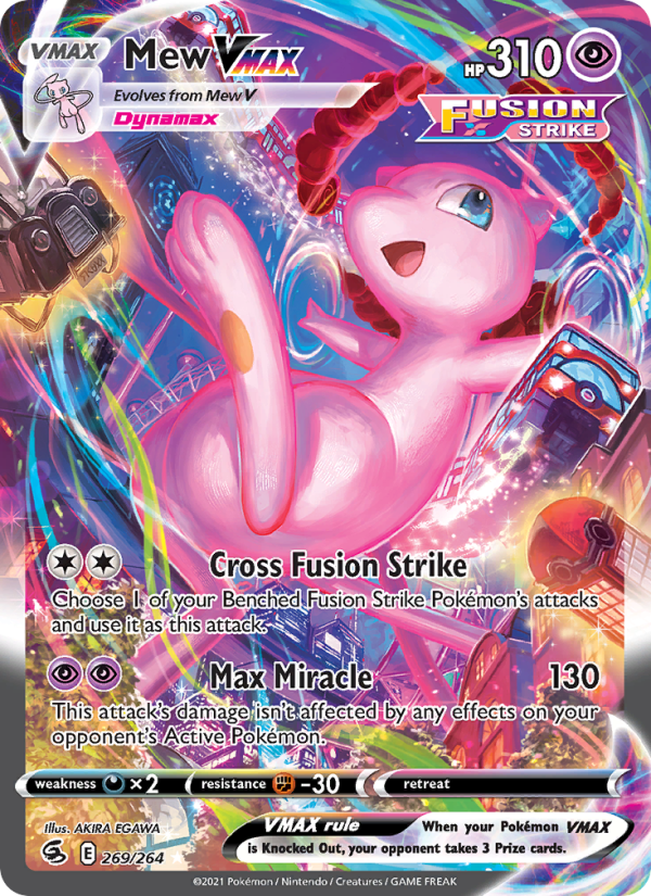Mew VMAX — Secret Rare card from Fusion Strike