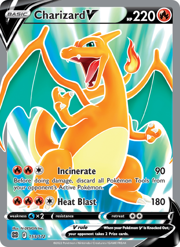 Charizard V — Ultra Rare card from Brilliant Stars