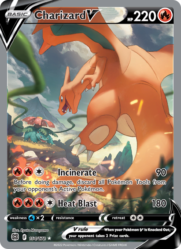 Charizard V — Ultra Rare card from Brilliant Stars
