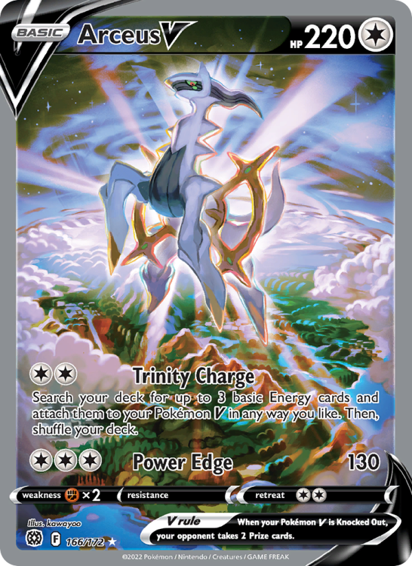 Arceus V — Ultra Rare card from Brilliant Stars
