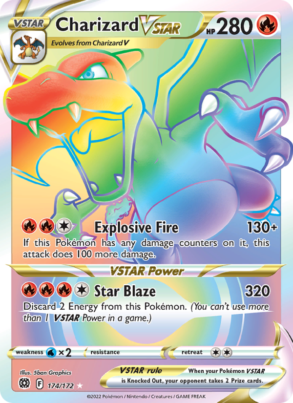 Charizard VSTAR — Secret Rare card from Brilliant Stars