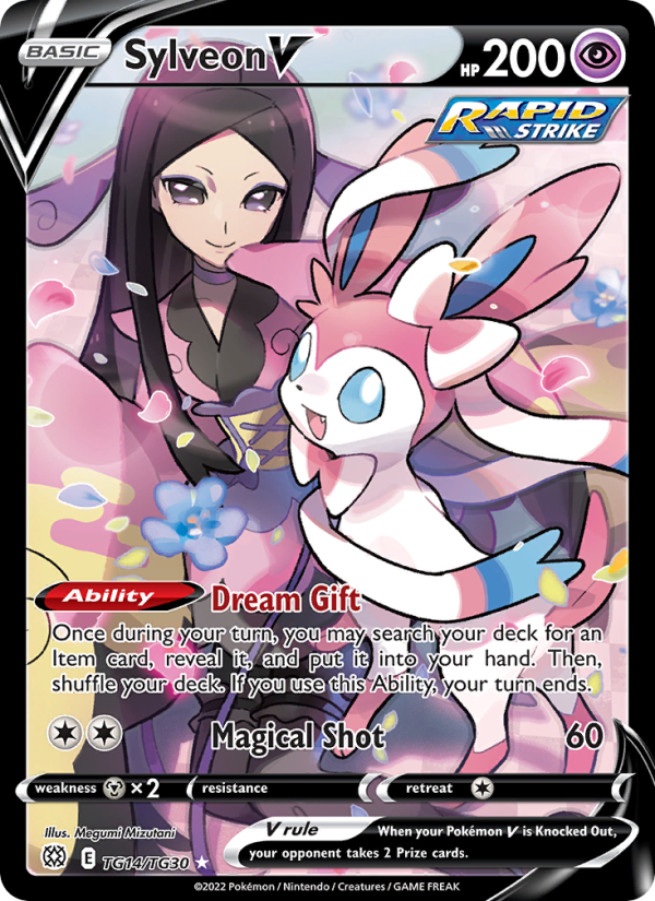 Sylveon V — Ultra Rare card from Brilliant Stars