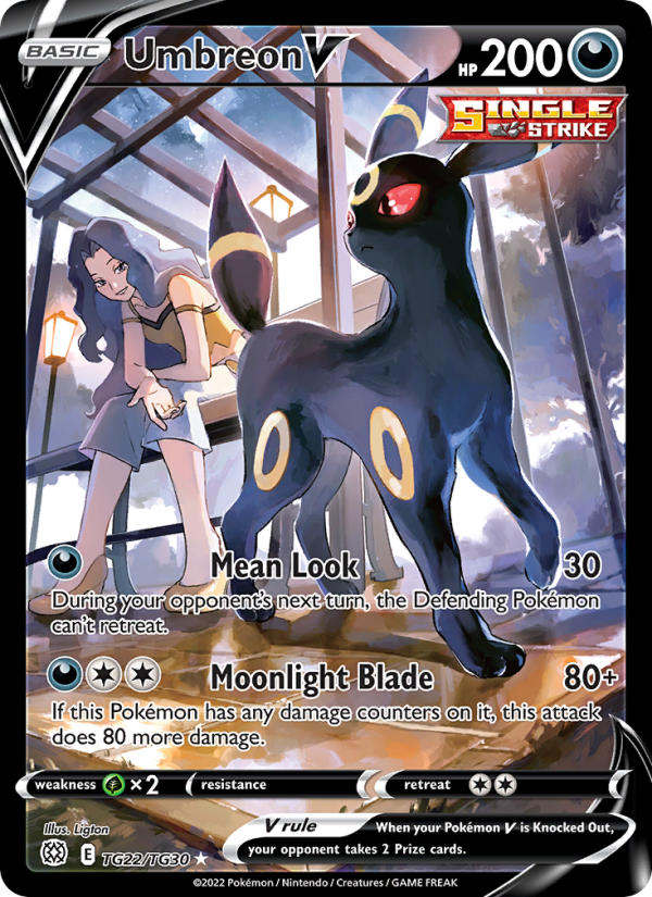 Umbreon V — Ultra Rare card from Brilliant Stars