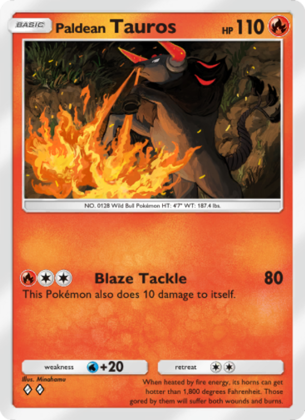 Paldean Tauros