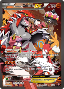 Groudon-EX da Equipe Magma