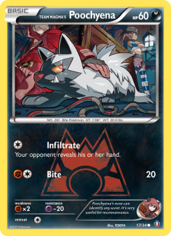 Poochyena da Equipe Magma
