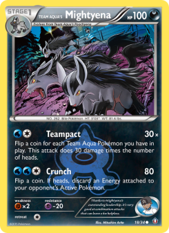 Mightyena da Equipe Aqua