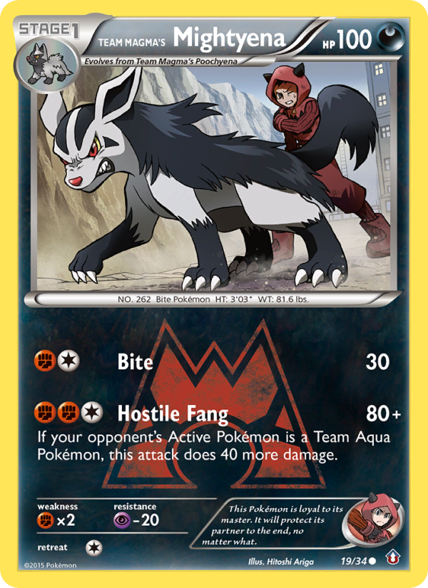 Mightyena da Equipe Magma