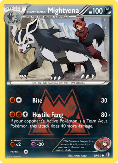 Mightyena da Equipe Magma