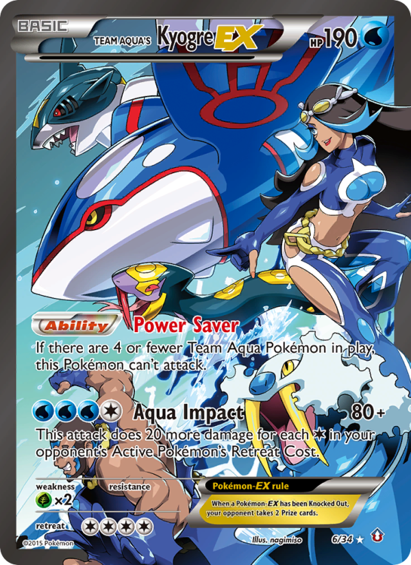 Kyogre-EX da Equipe Aqua