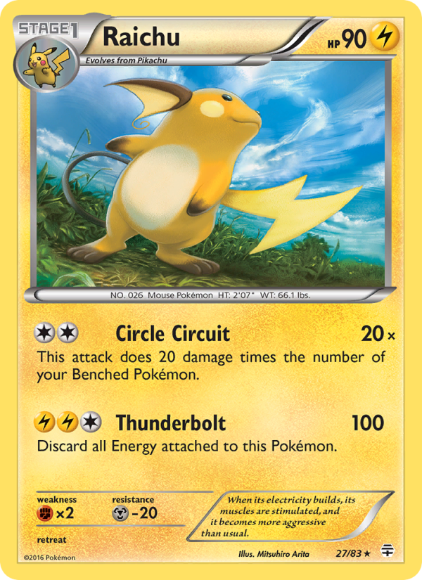Raichu from Gerações