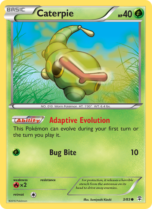 Caterpie from Gerações