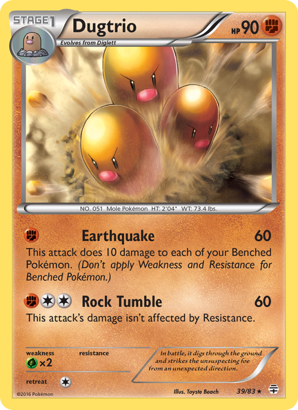 Dugtrio from Gerações