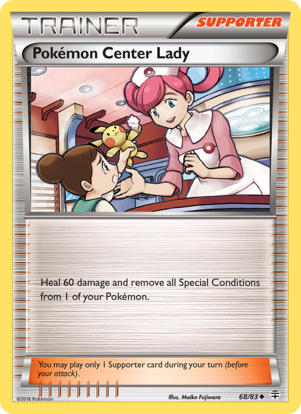 Pokémon Center Lady from Gerações
