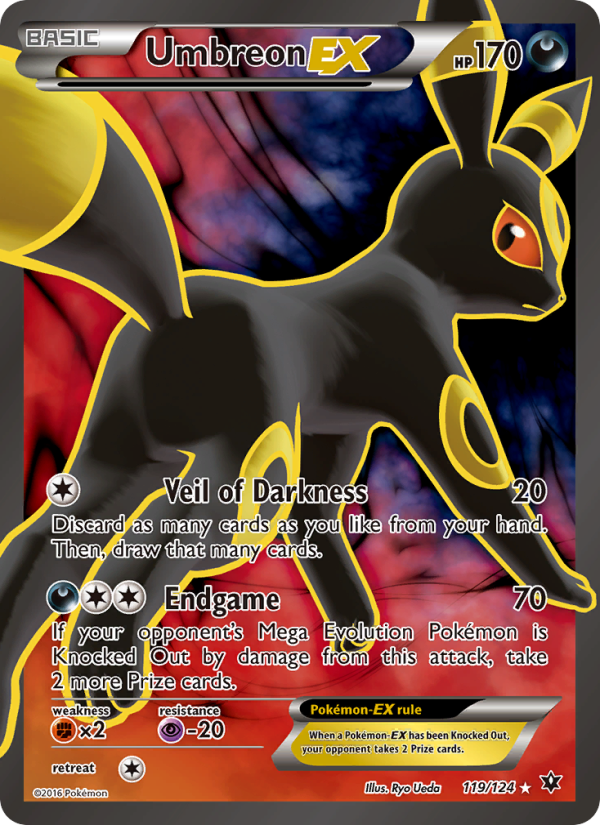 Umbreon EX — Ultra Rare card from Fates Collide