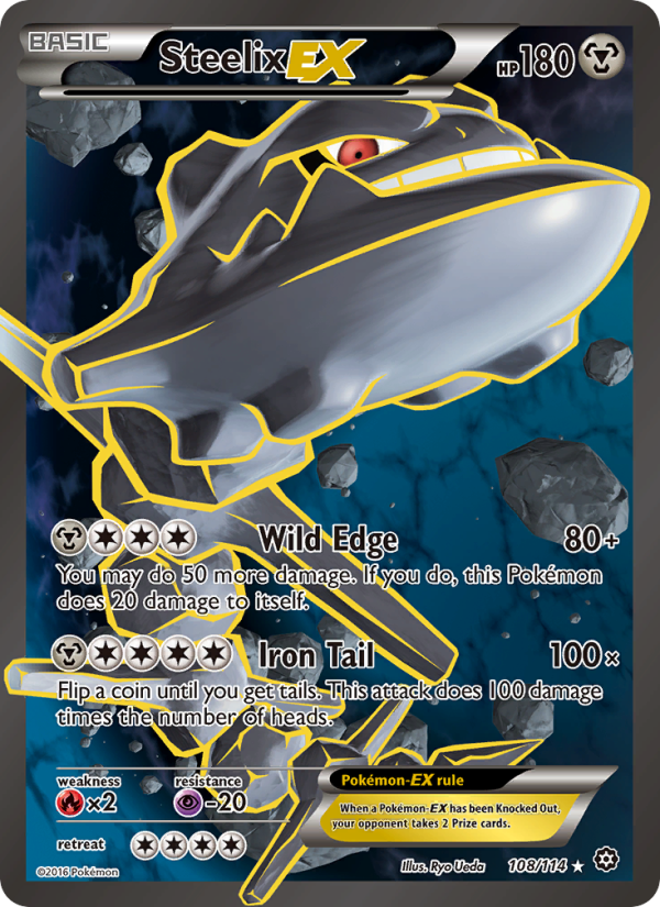 Steelix EX — Ultra Rare card from Steam Siege