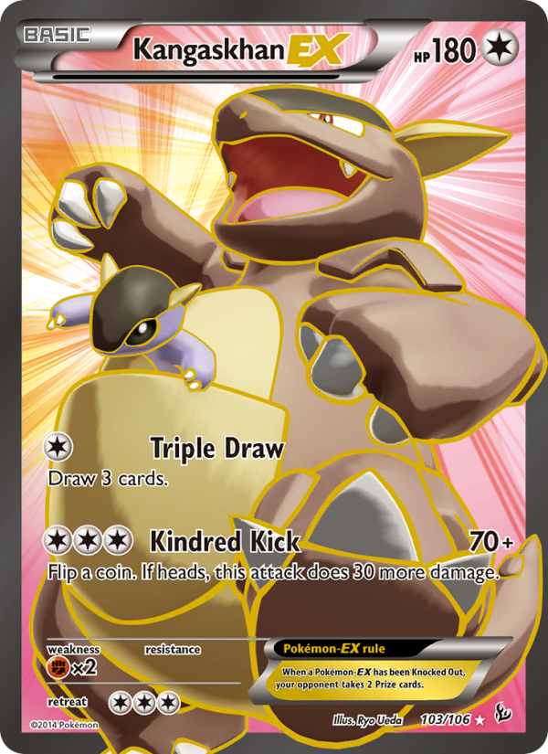 Kangaskhan EX — Ultra Rare card from Flashfire