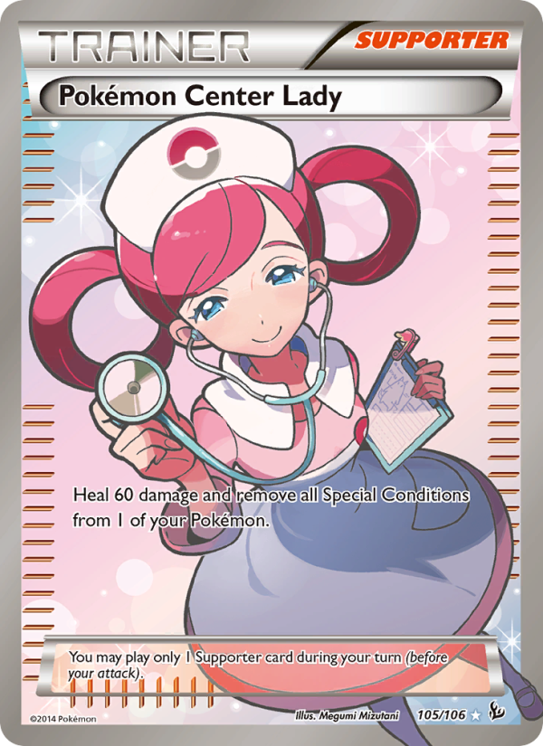 Pokémon Center Lady — Ultra Rare card from Flashfire
