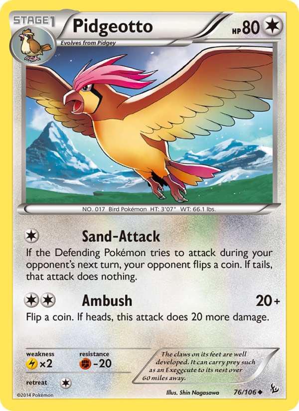 Pidgeotto from Flashfire