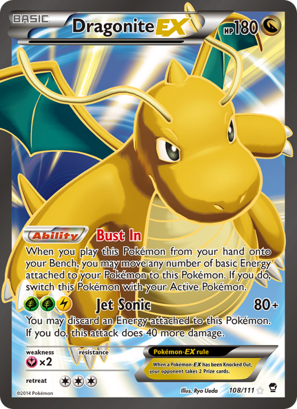 Dragonite EX — Ultra Rare card from Furious Fists