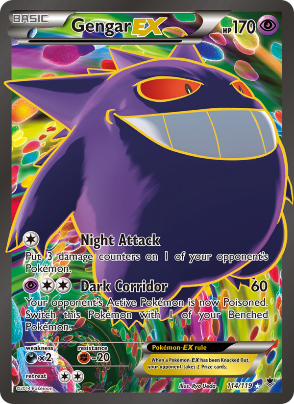 Gengar EX — Ultra Rare card from Phantom Forces