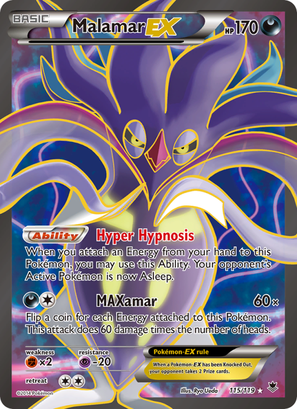 Malamar EX — Ultra Rare card from Phantom Forces