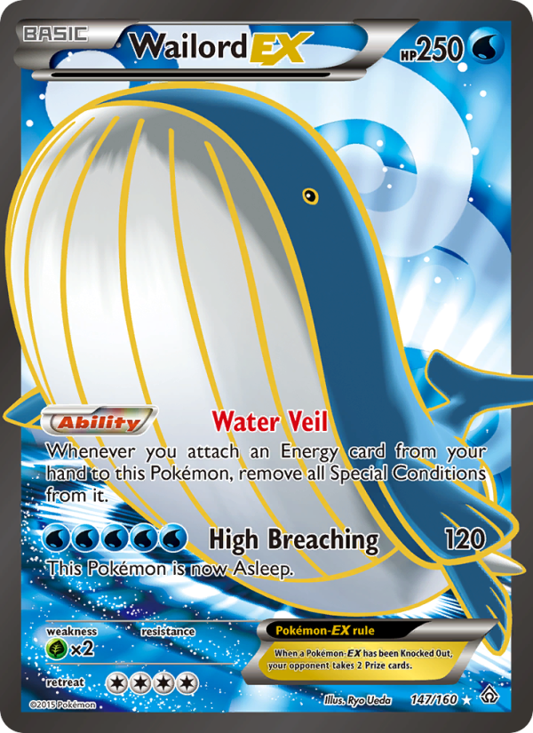 Wailord EX — Ultra Rare card from Primal Clash
