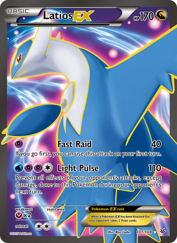 Latios EX — Ultra Rare card from Roaring Skies