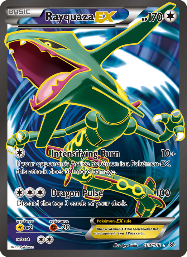 Rayquaza EX — Ultra Rare card from Roaring Skies