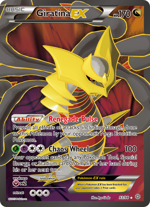Giratina EX — Ultra Rare card from Ancient Origins