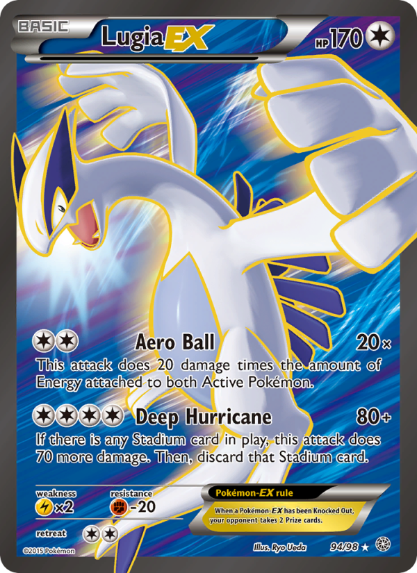 Lugia EX — Ultra Rare card from Ancient Origins