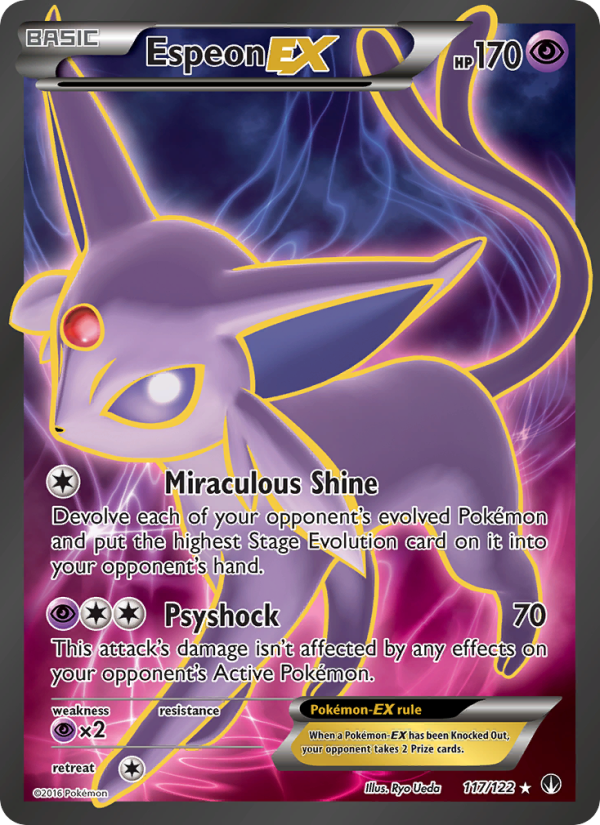 Espeon EX — Ultra Rare card from BREAKpoint