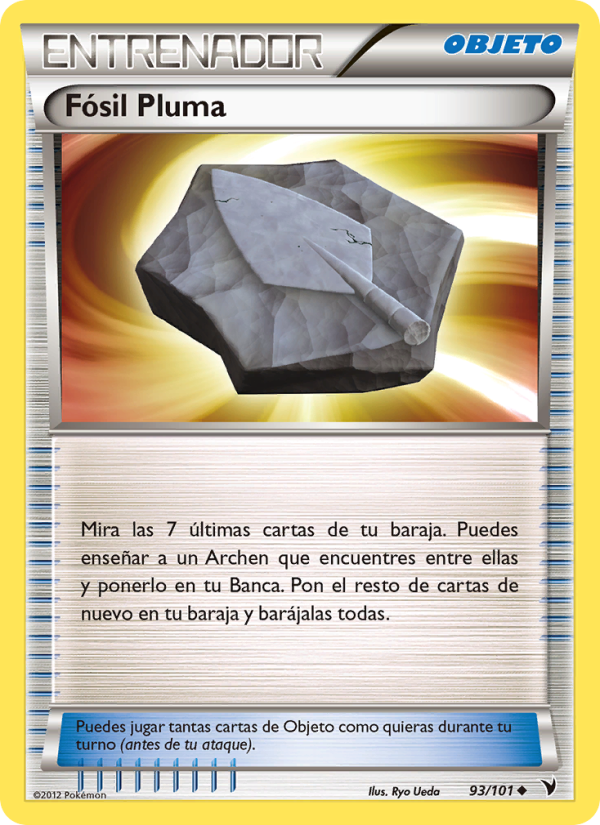 Fósil Pluma from Nobles Victorias