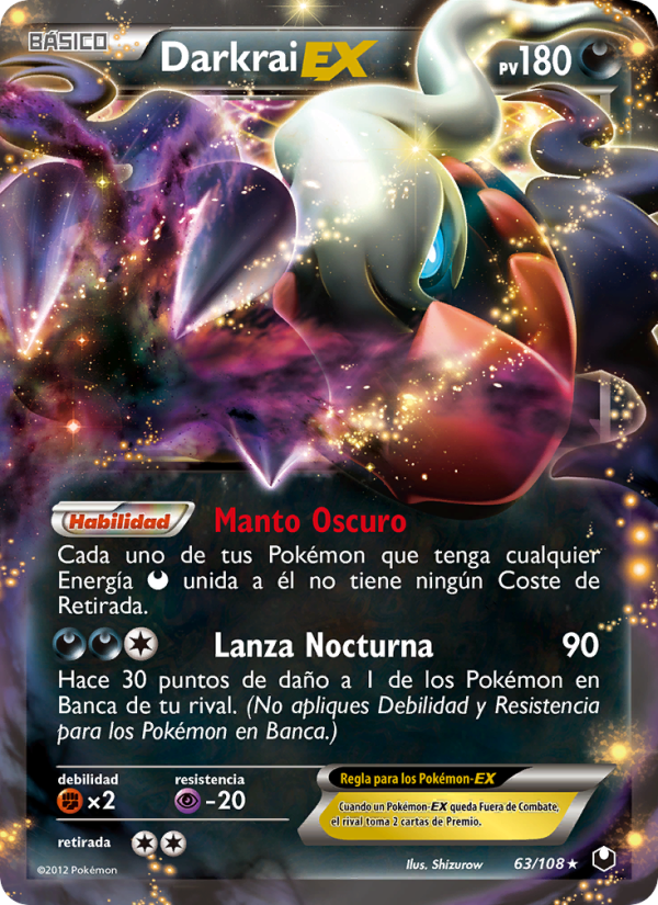 Darkrai-EX from Oscuros Exploradores