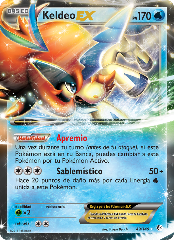 Keldeo-EX from Fronteras Cruzadas