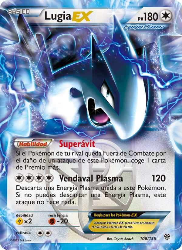 Lugia-EX from Tormenta Plasma
