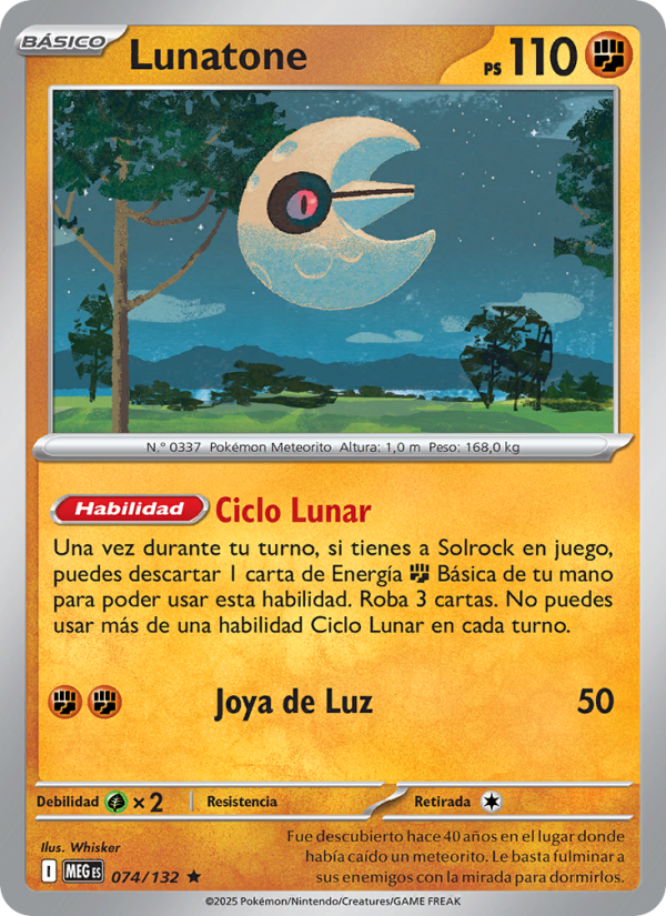 Lunatone from Megaevolución
