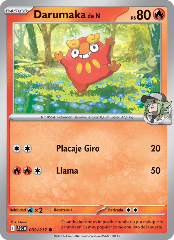 Darumaka de N from Héroes Ascendentes