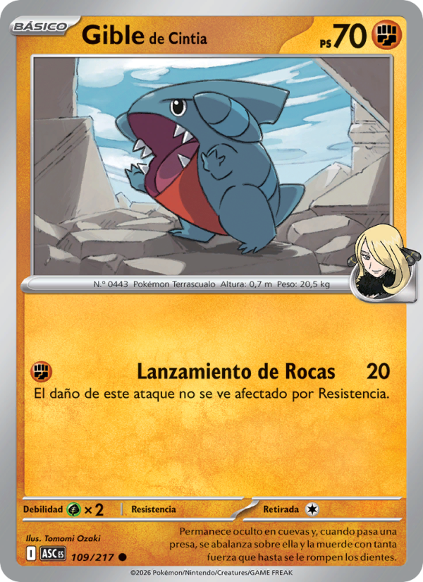 Gible de Cintia from Héroes Ascendentes